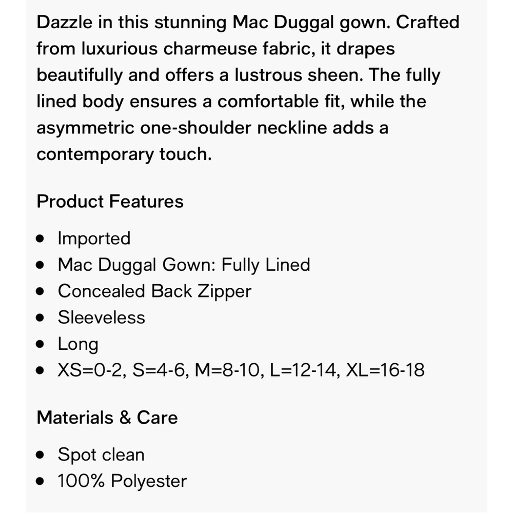 Mac Duggal Sage Green One-Shoulder Evening Dress - Picture 6 of 9